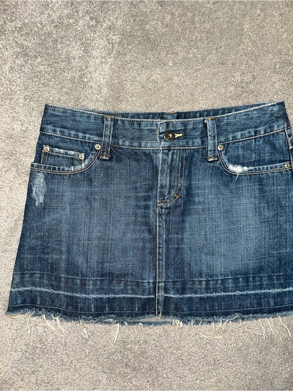 Y2K Vintage Denim Mini Skirt
